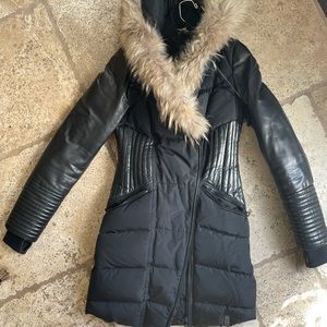 Rudsak leather Sauna coat